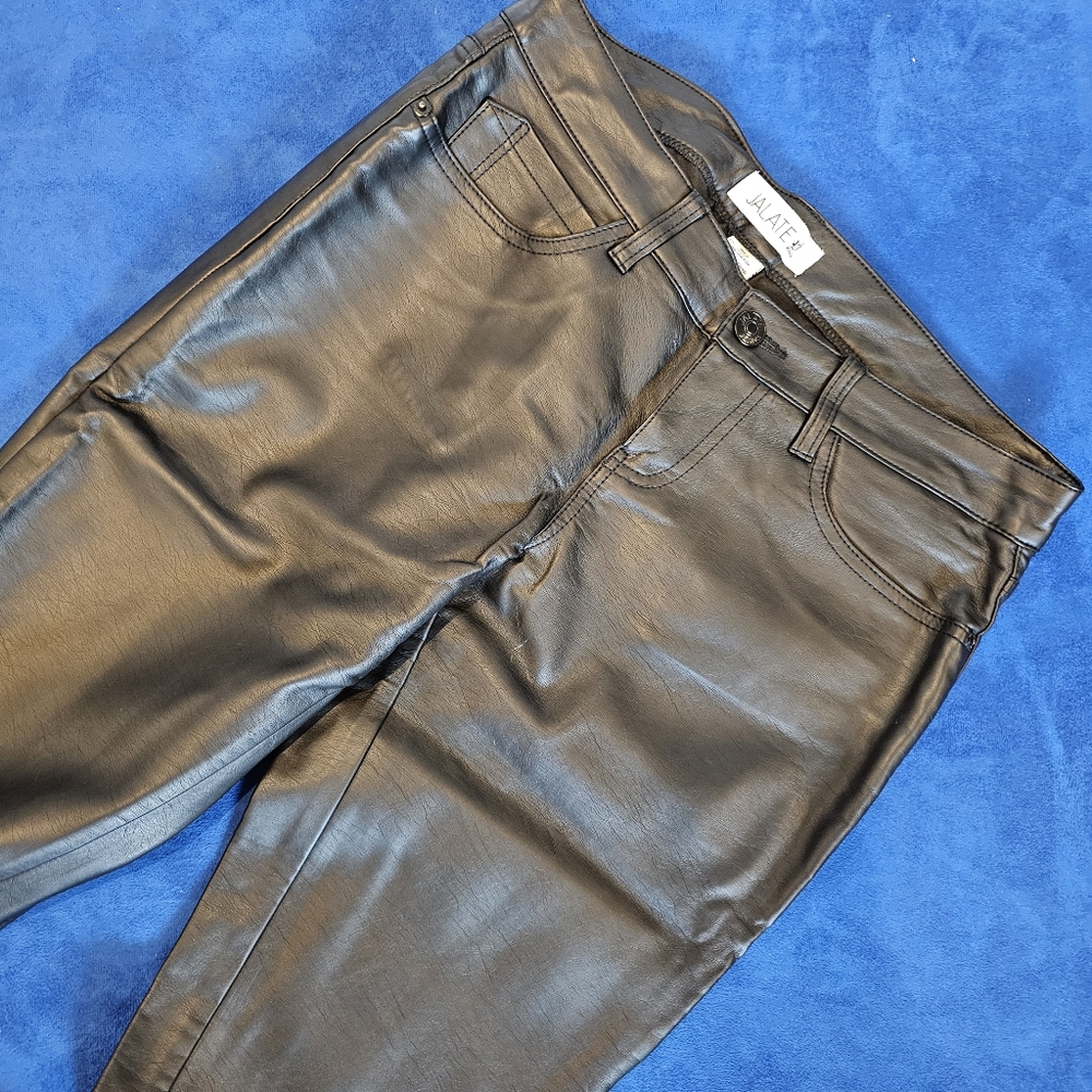 Tall  Faux Leather Jeans